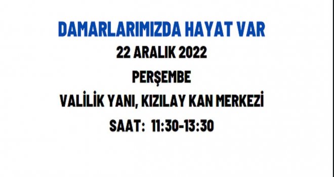 1 ünite kan 3 kişiye hayat veriyor