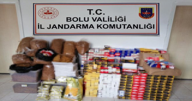 120 bin lira değerinde kaçak tütün ve malzemeler ele geçirildi