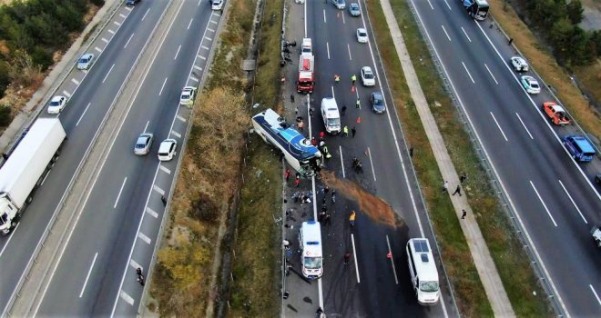 3 kişinin öldüğü 27 kişinin yaralandığı feci otobüs kazasında şoförün cezası belli oldu