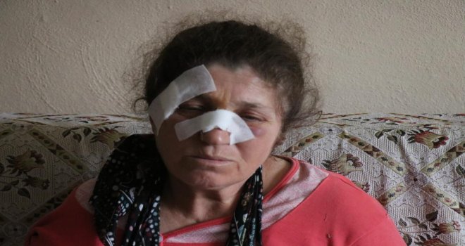 4 çocuk annesi darp edildi