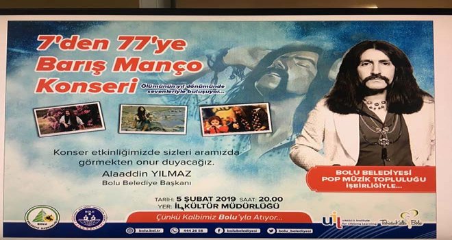 ‘7’den 77’ye Barış Manço’ Konserine tüm müzikseverler davetli 