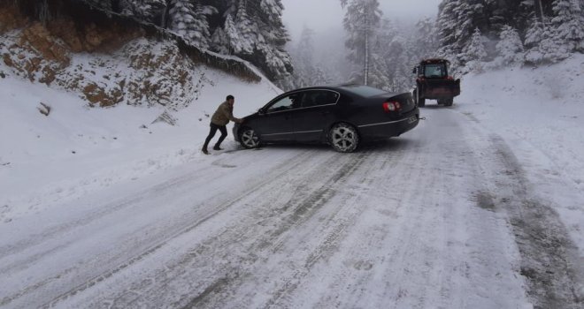 Abant'ı görmek isterken yolda kaldılar......