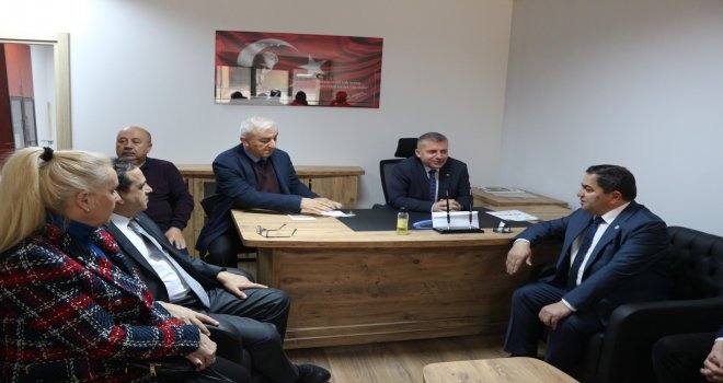 AHMET ÖRNEKBAŞ ZİYARETLERE CHP İLE DEVAM ETTİ