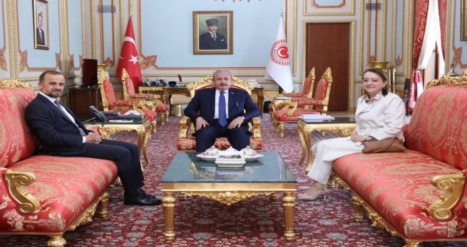 AK PARTİ BOLU MİLLETVEKİLLERİ’NDEN TBMM BAŞKANI’NA ZİYARET