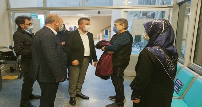 AK PARTİ İL BAŞKANI SUAT GÜNER’DEN SAĞLIK ÇALIŞANLARINA MORAL ZİYARETİ
