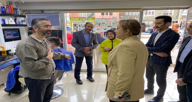 Arzu Aydın çalışmalarını tüm gücüyle sürdürüyor…...