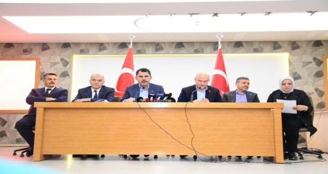 Bakan Kurum: ‘Düzce genelinde acil yıkılacak ve ağır hasarlı 71 bina, 134 bağımsız bölüm tespit edildi’