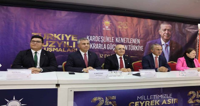 Bakan Şimşek Bolu’da iş dünyası ve teşkilatla buluştu
