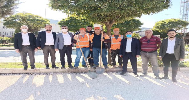 BAŞKAN GÜNER MUDURNU’DA KARAYOLLARI EKİPLERİNİ ZİYARET ETTİ