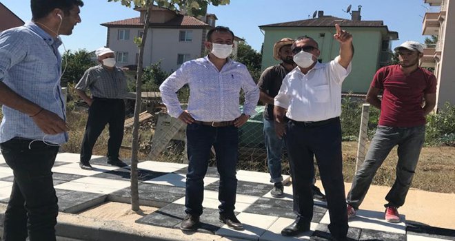 Başkan Özcan çalışmaları yerinde denetledi…