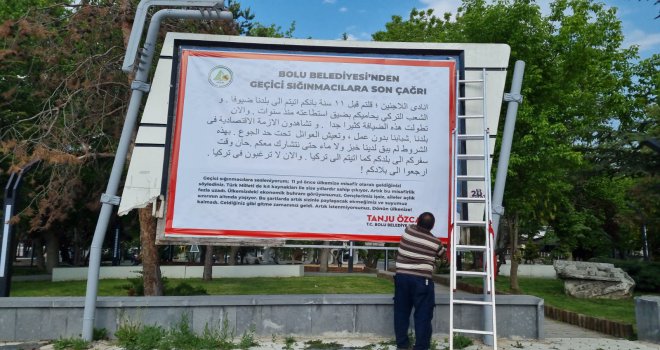 Başkan Özcan geçici sığınmacılara Türkçe ve Arapça seslendi