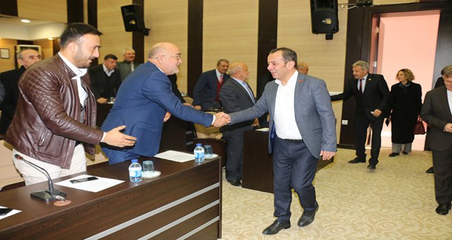 Başkan Özcan İl Genel Meclisi’ni ziyaret etti