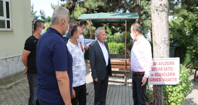 Başkan Özcan sanayi sitesinde incelemelerde bulundu