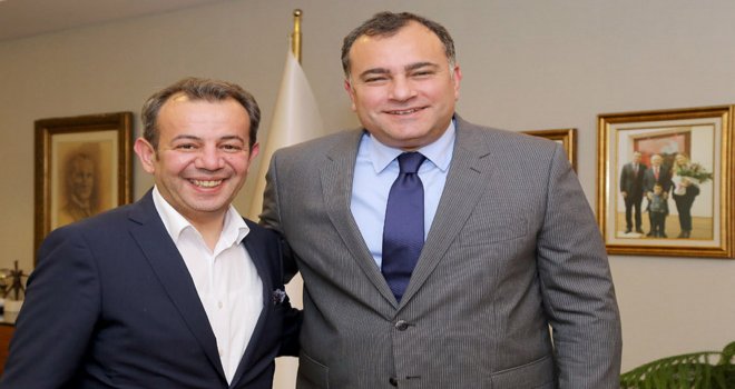 Başkan Özcan Taşdelen'i ziyaret etti 