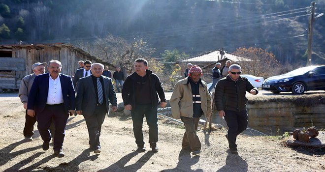 Başkanvekili Güldal Tekkedere Köyü’nde incelemelerde bulundu