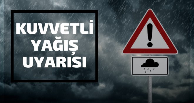 Batı Karadeniz'de kuvvetli yağış uyarısı......