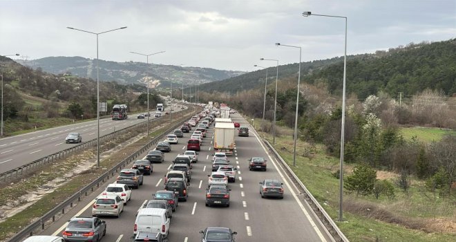 Bayram trafiği durma noktasına geldi………