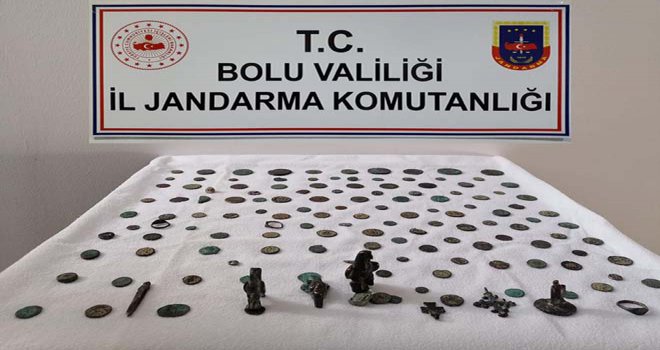 Bizans ve Roma dönemine ait 142 adet tarihi eser yakalandı