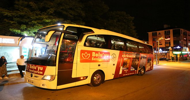 Bolu Belediyesi kültür gezileri başladı. Kafileyi Başkan Yardımcısı Rasim Özdemir yolcu etti