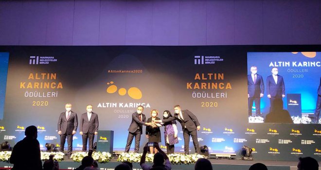 Bolu Belediyesi'ne Altın Karınca Ödülü