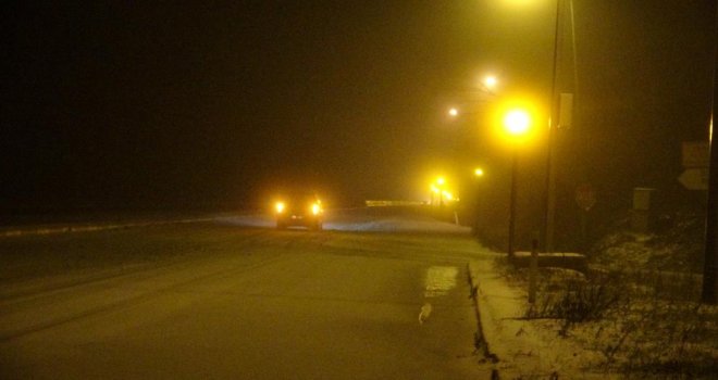 Bolu Dağı geçişinde kar yağışı başladı............