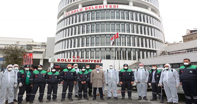 Bolu halkı ‘Bolu Belediyesi Hijyen Timi’ne emanet