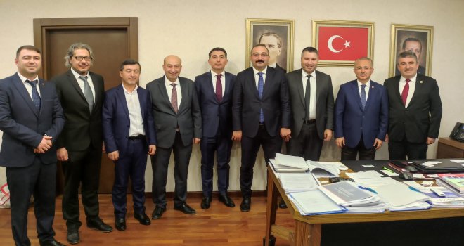 Bolu Milletvekili Yüksel Coşkunyürek önemli temaslarda bulundu .......