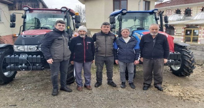 Bolu'da 1 milyon TL'lik kredi ile çiftçiler traktörlerine kavuştu