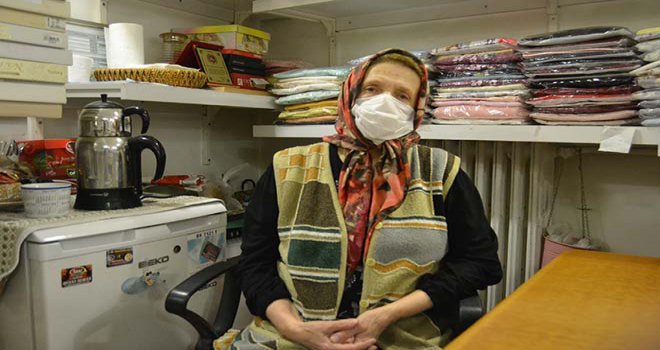 Bolu’da, 45 yıllık esnaf Kadriye Özgören dükkanına kavuştu