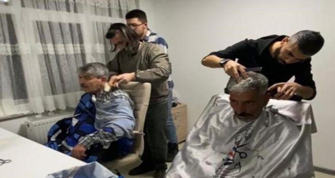 Bolu'da afetzedelere kişisel bakım hizmeti