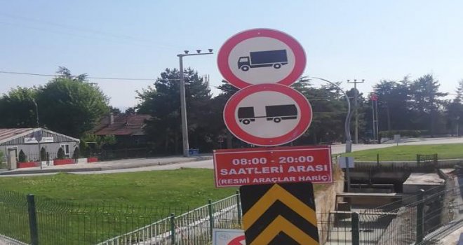 Bolu'da ağır tonajlı araçlara saat sınırlaması.....