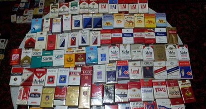 Bolu’da bin 784 paket kaçak sigara ele geçirildi