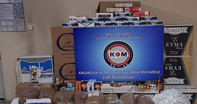 Bolu’da, bir kaçak sigara operasyonu daha…..