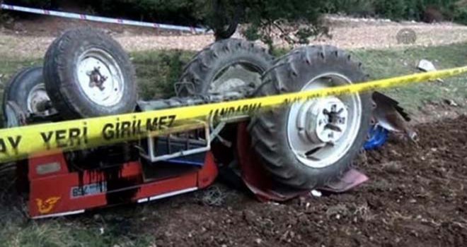 Bolu’da devrilen traktörün altında kalan sürücü öldü…