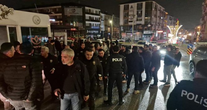 Bolu’da iki grup tekme ve yumruklarla birbirine girdi.....