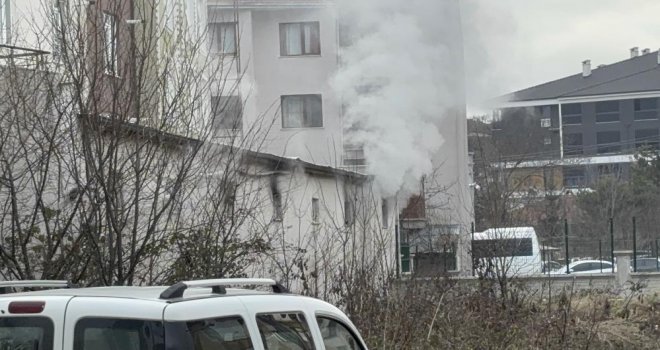 Bolu'da iş yeri yangını........