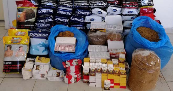 Bolu’da jandarmadan kaçak sigara operasyonu ....