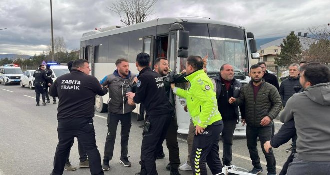 Bolu'da kaza sonrası arbede: 7 yaralı, 2 gözaltı