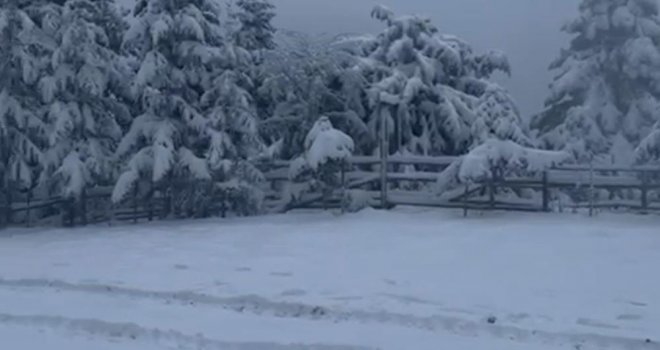 Bolu'da kış turizmine yapay kar desteği…...
