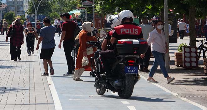 Bolu’da maske takmayan 802 kişiye 721 bin 800 lira para cezası