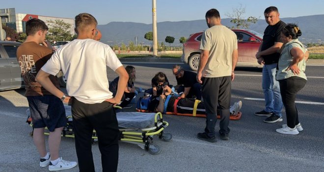 Bolu'da motosikletle otomobil çarpıştı: 2 yaralı