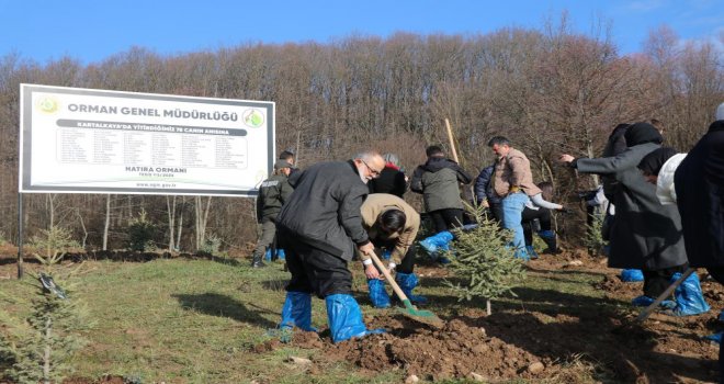 Bolu'da otel faciasında yaşamını yitiren 78 kişi için hatıra ormanı