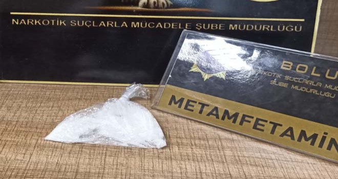 Bolu’da pet şişe içerisinde 31 gram uyuşturucu yakalandı: 1 gözaltı