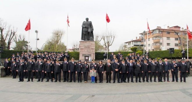 Bolu’da Türk Polis Teşkilatı'nın 179. kuruluş yıl dönümü için çelenk sunma töreni düzenlendi