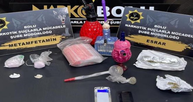 Bolu’da uyuşturucu operasyonu….