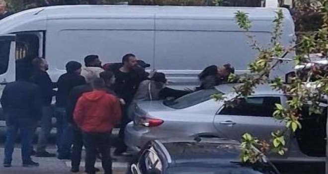 Bolu'da yol verme kavgası: O anlar kamerada