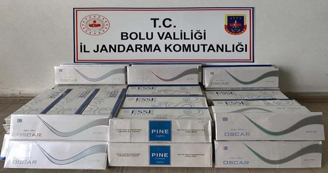 Bolu’da yolcu otobüsünde kaçak sigara ve uyuşturucu yakalandı