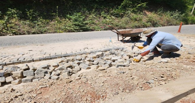 Bolu’nun doğa harikasının yolları güzelleştiriliyor….