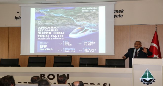 Bolu'nun kaderini değiştirecek proje BTSO'da anlatıldı 