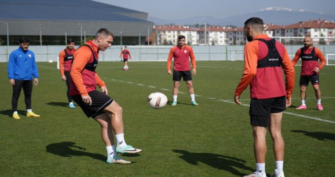 Boluspor, Göztepe maçının hazırlıklarını sürdürdü....